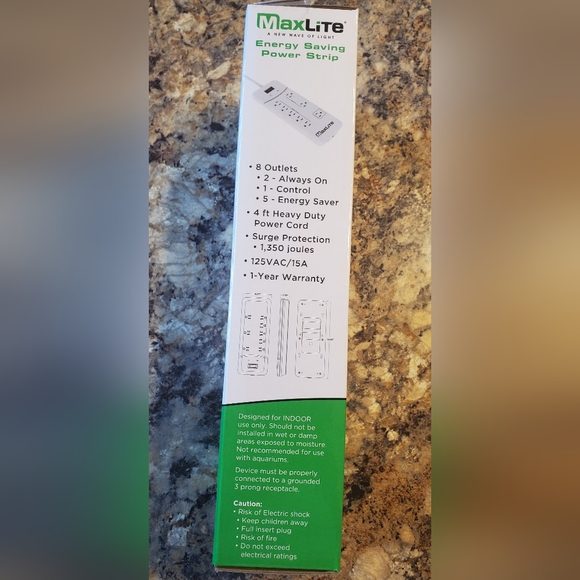 MaxLite Energy Saving Power Strip - Picture 3 of 4